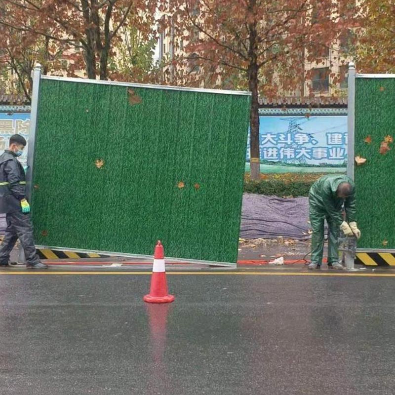 项目案例一-amjs澳金沙门线路首页实业洛阳围挡厂家