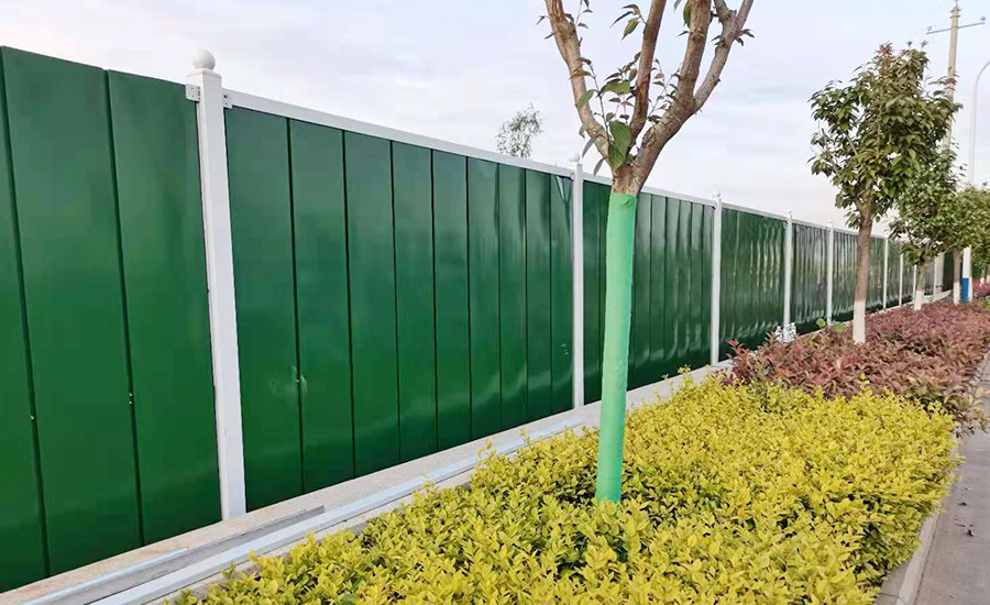 工地围挡施工效果图片-amjs澳金沙门线路首页实业洛阳围挡厂家