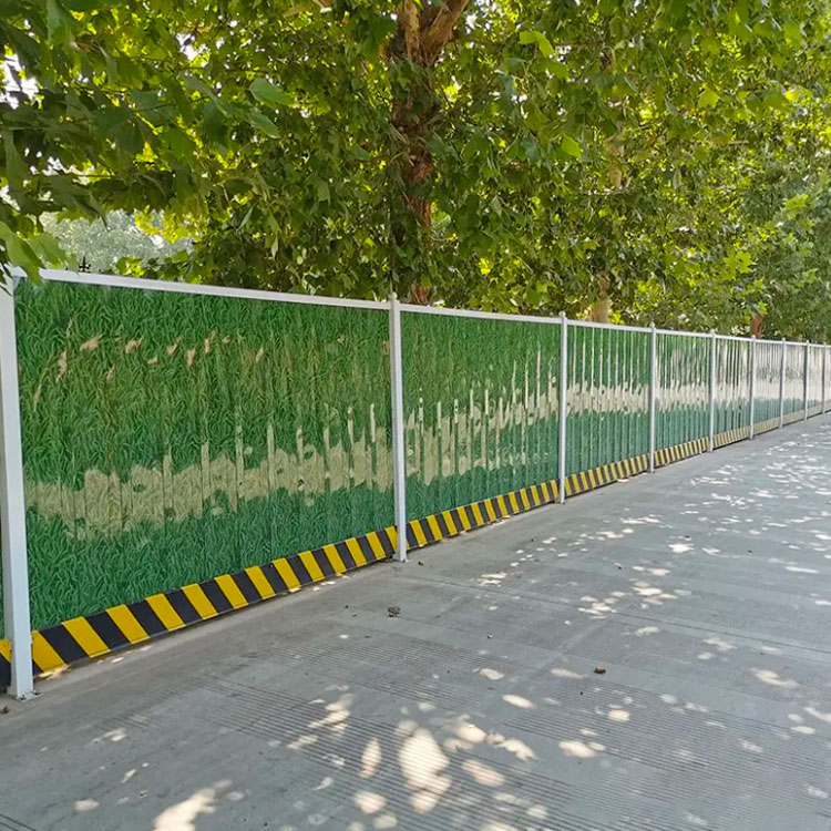 工地浅易彩钢围挡常用的规格参数是几多？？-amjs澳金沙门线路首页实业洛阳围挡厂家