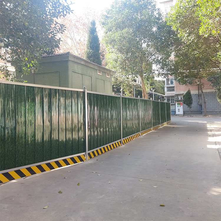 洛阳市洛龙区龙富小区刷新项目装置彩钢围挡-amjs澳金沙门线路首页实业洛阳围挡厂家