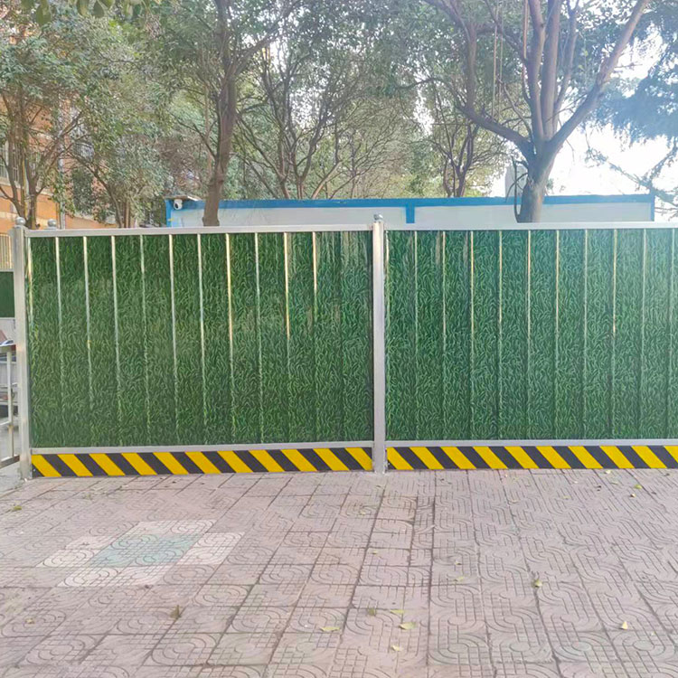 施工彩钢围挡装配式钢结构pvc泡沫浅易暂时市政工地小草挡板护栏-amjs澳金沙门线路首页实业洛阳围挡厂家