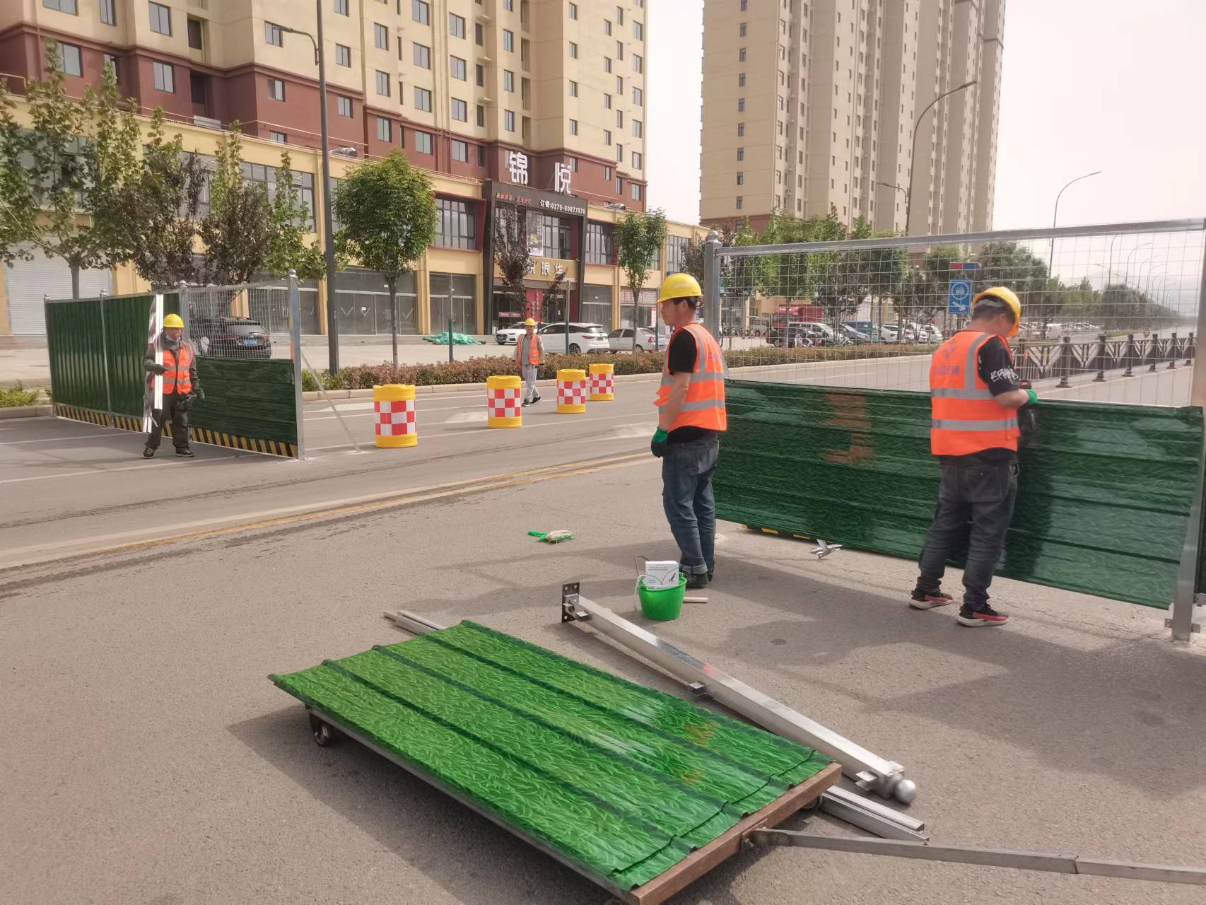 河南市政工地围挡施工供应商-amjs澳金沙门线路首页实业洛阳围挡厂家
