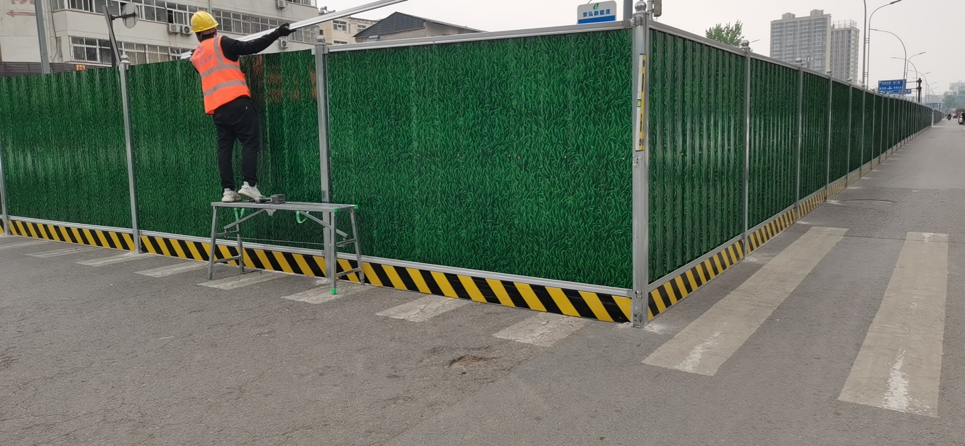 河南市政工地围挡施工供应商-amjs澳金沙门线路首页实业洛阳围挡厂家