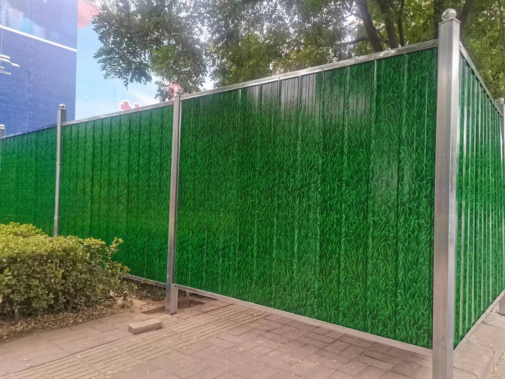 洛阳市滨河南路刷新项目施工围挡搭建装置-amjs澳金沙门线路首页实业洛阳围挡厂家